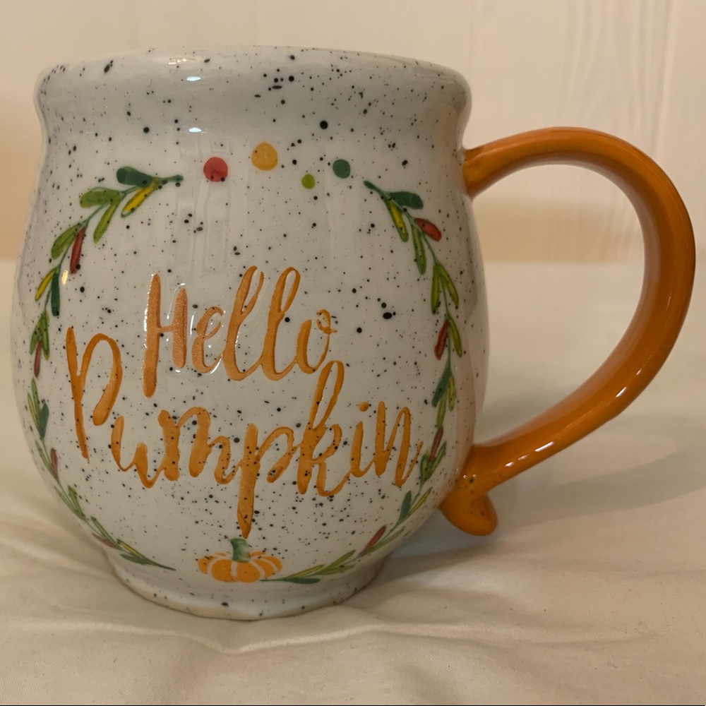 Hello Pumpkin Fall Themed Mug